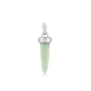 Ania Haie Silver Amazonite Drop Charm NC055-08H Ania Haie Jewellery