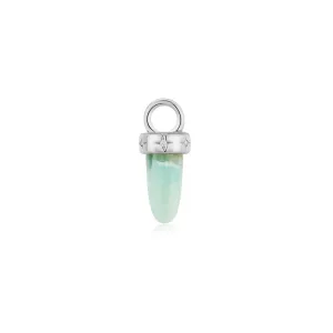 Ania Haie Silver Amazonite Drop Earring Charm EC055-03H Ania Haie Jewellery