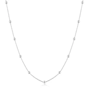 Ania Haie Silver Bobble Long Chain Necklace N060-04H Ania Haie Jewellery