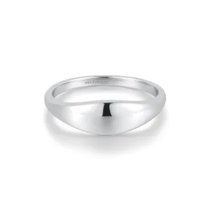 Ania Haie Silver Dome Plain Ring R058-05H Ania Haie Jewellery