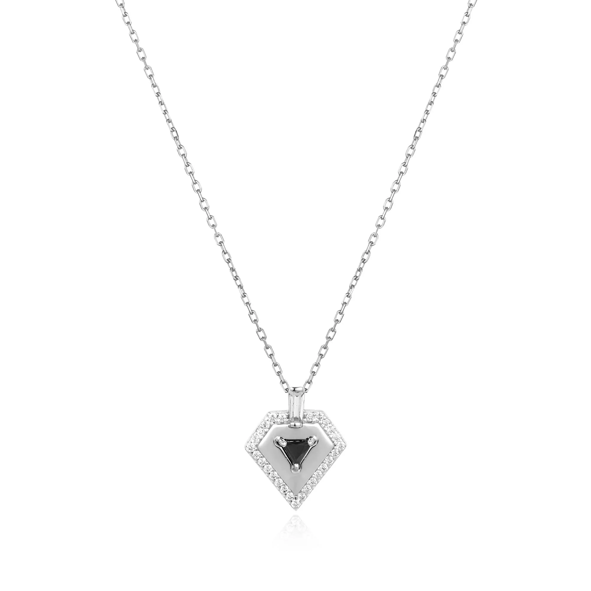 Ania Haie Silver Geometric Necklace N059-05H Ania Haie Jewellery