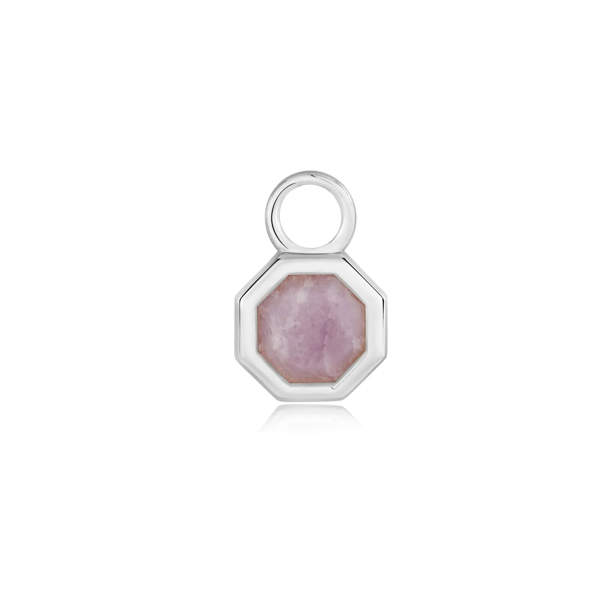 Ania Haie Silver Octagon Gemstone Earring Charm EC055-02H Ania Haie Jewellery
