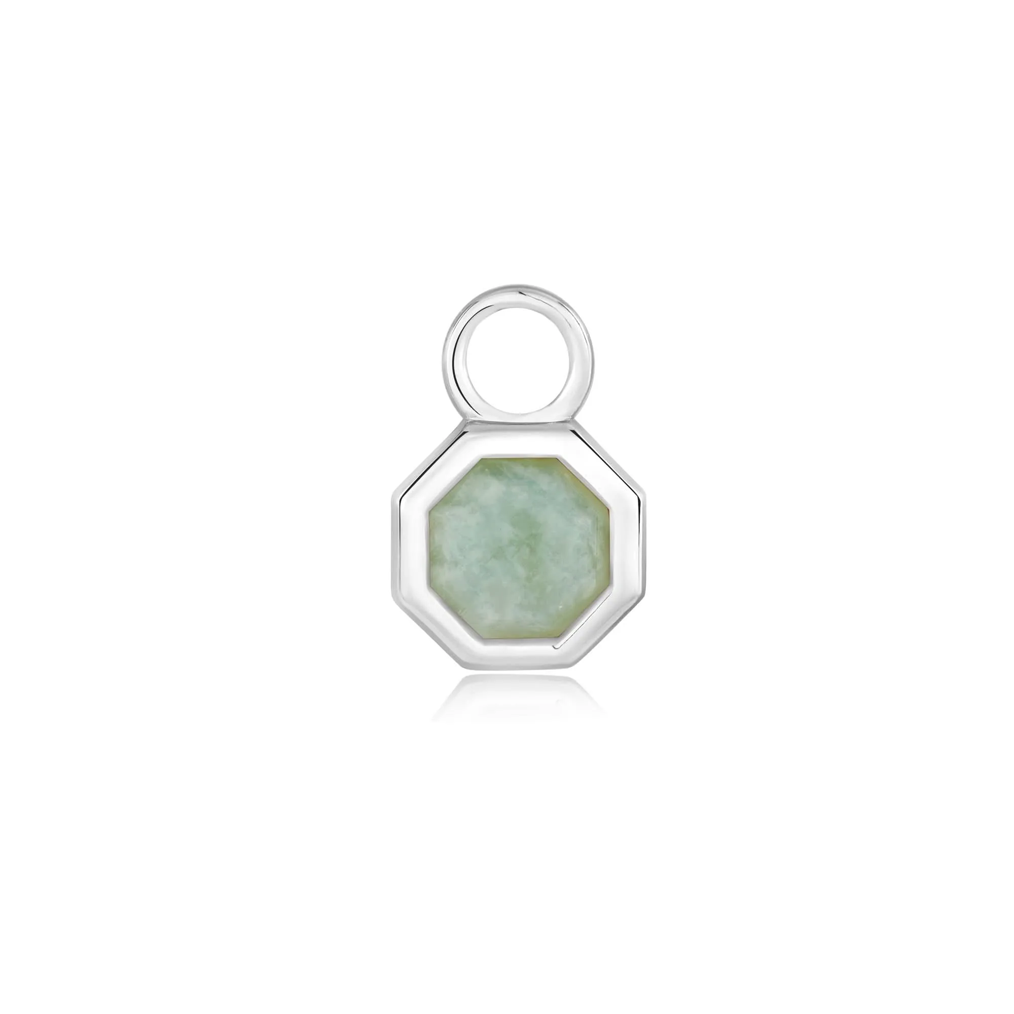 Ania Haie Silver Octagon Gemstone Earring Charm EC055-02H Ania Haie Jewellery