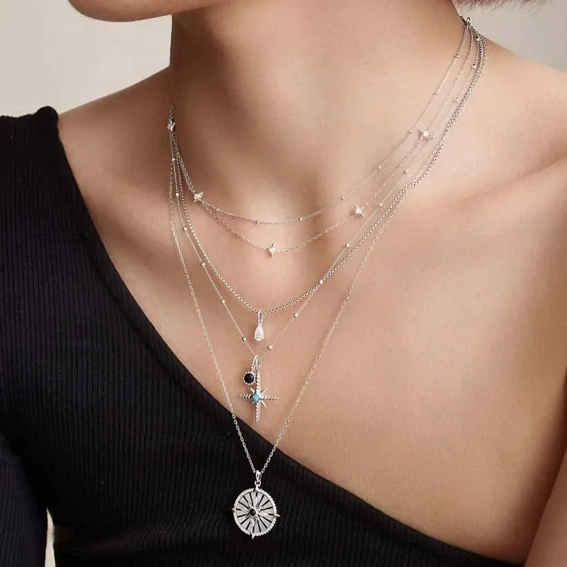 Ania Haie Silver Orb Chain Necklace N060-01H Ania Haie Jewellery