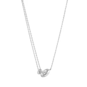 Ania Haie Silver Twisted Wave Mini Pendant Necklace N050-03H Ania Haie Jewellery