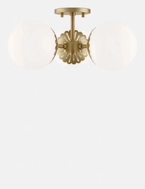 Annetta Semi-Flush Mount Light vintage desk lamp
