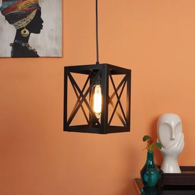 Antique Black  Iron Cluster Hanging Lights contemporary ceiling fixture