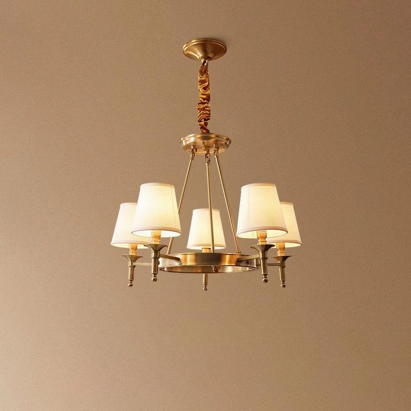 Antique Brass Chandelier
