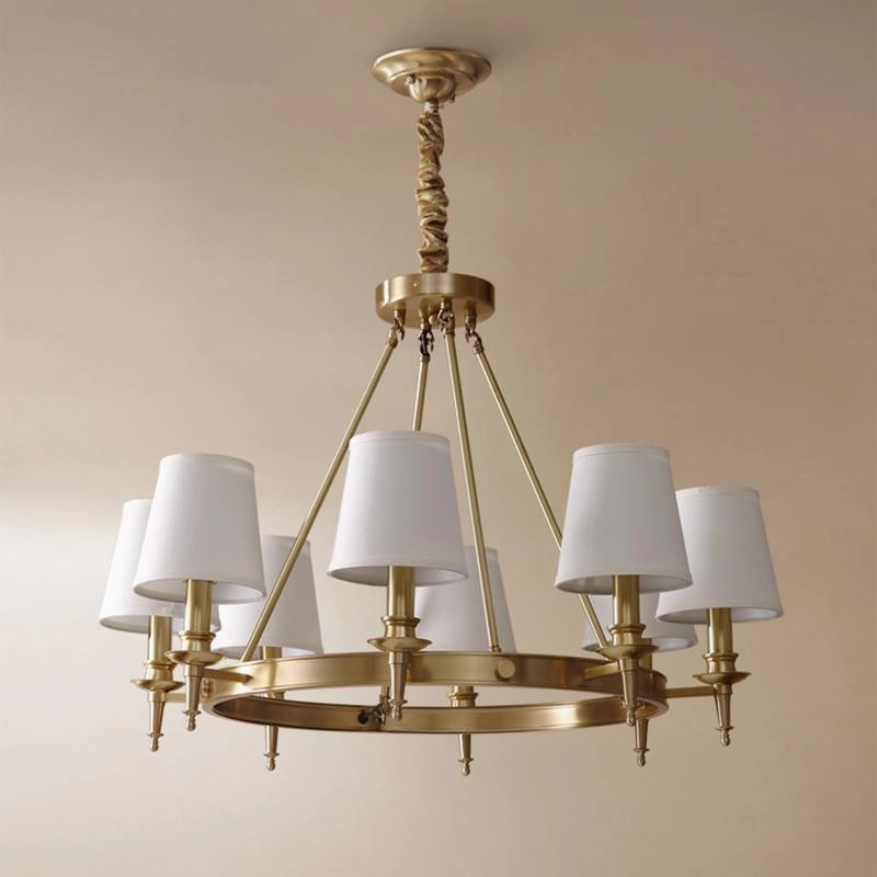 Antique Brass Chandelier