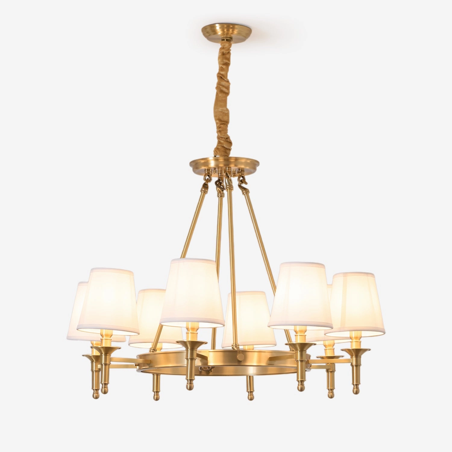 Antique Brass Chandelier modern modeling table light