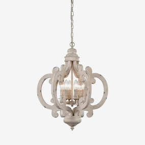 Antique White Style Chandelier modern modeling table light