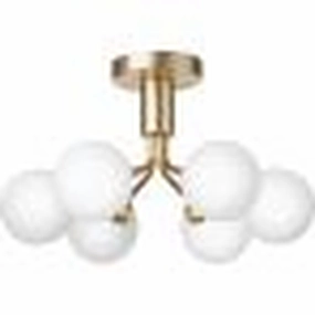 APIALES 6 LOFTSLAMPE BRSTET MESSING/OPAL ceramic table lamp
