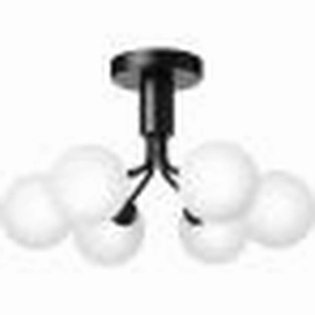 APIALES 6 LOFTSLAMPE SATINSORT/OPAL ceramic table lamp