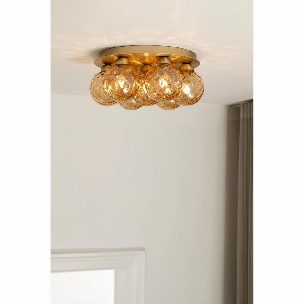 APIALES 7 PLAFOND BRSTET MESSING/OPTISK GULD