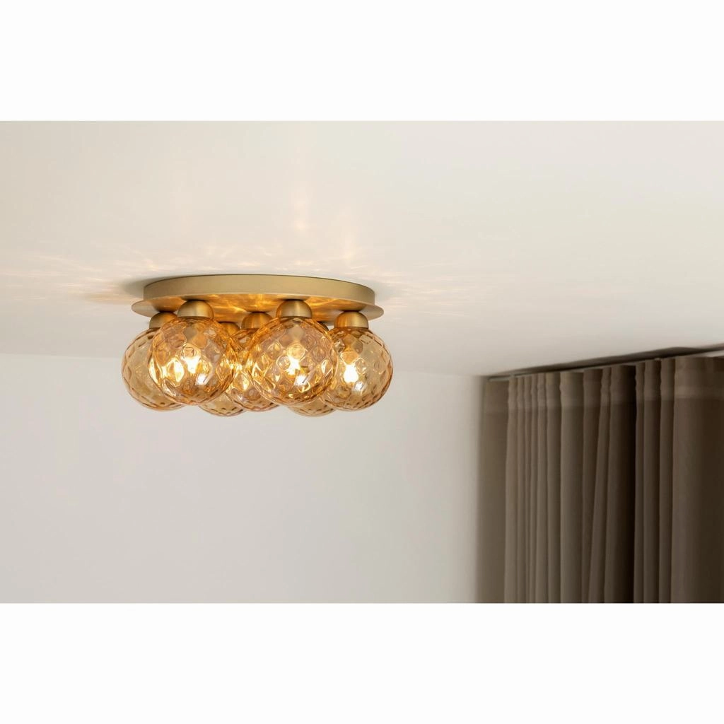 APIALES 7 PLAFOND BRSTET MESSING/OPTISK GULD