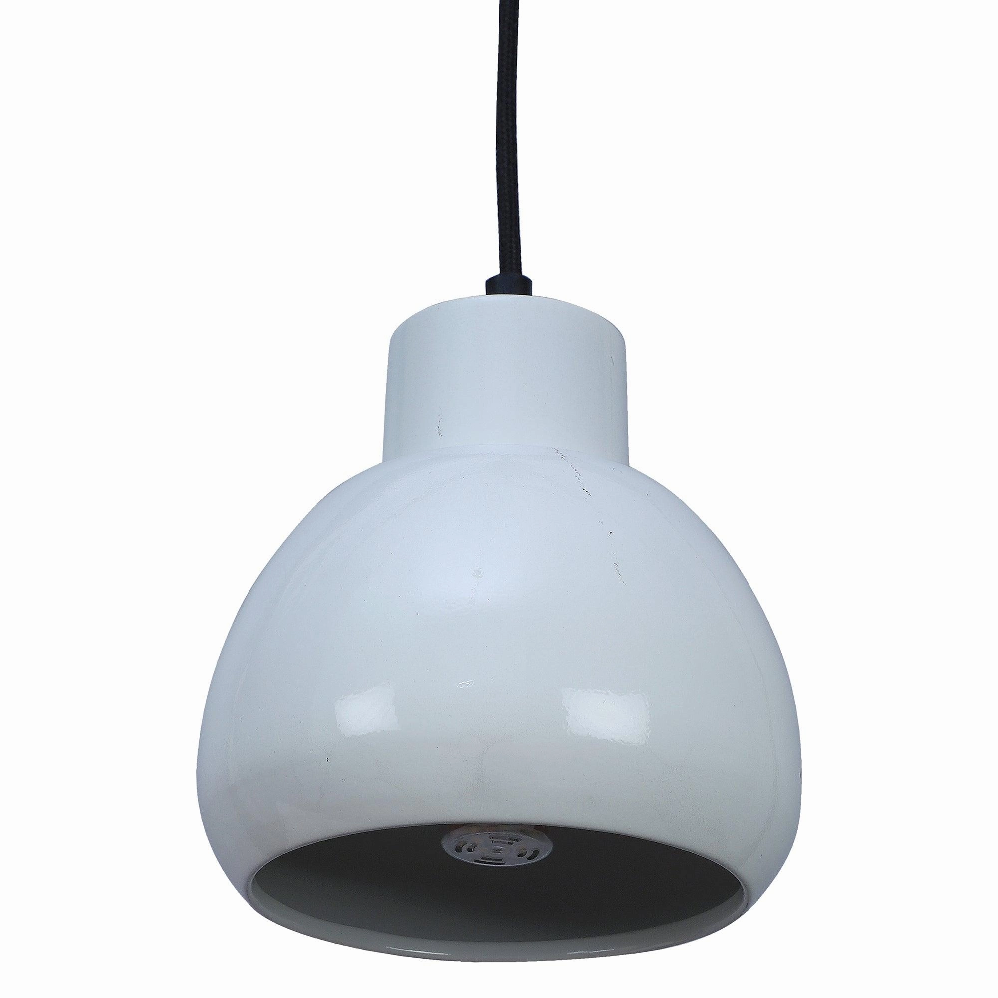 Apple White Metal Hanging Light by SS Lightings