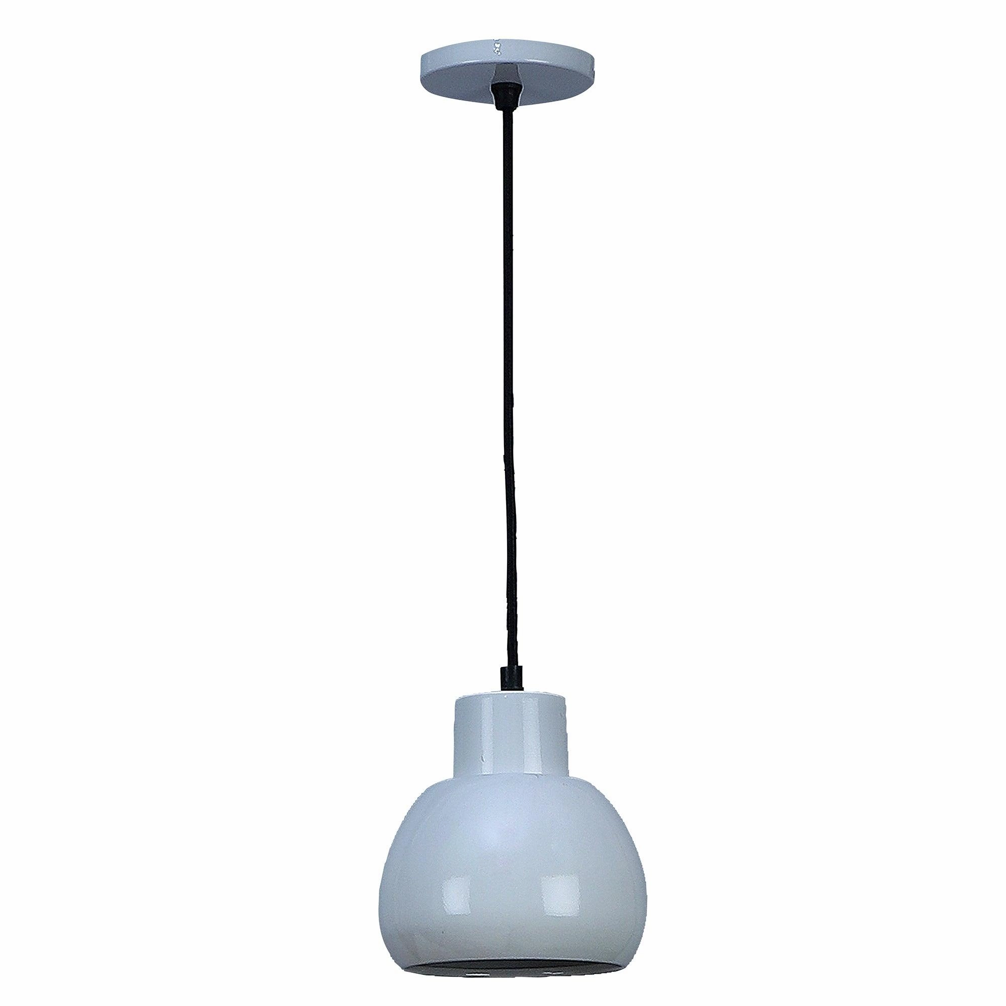 Apple White Metal Hanging Light by SS Lightings