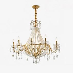 Arcadia Gold Chandelier modern modeling table light