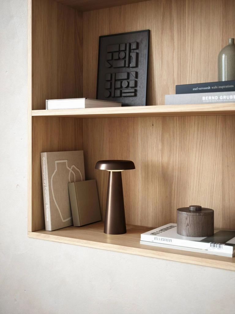 Arcello Bordlampe Bruneret Messing - Design For The People