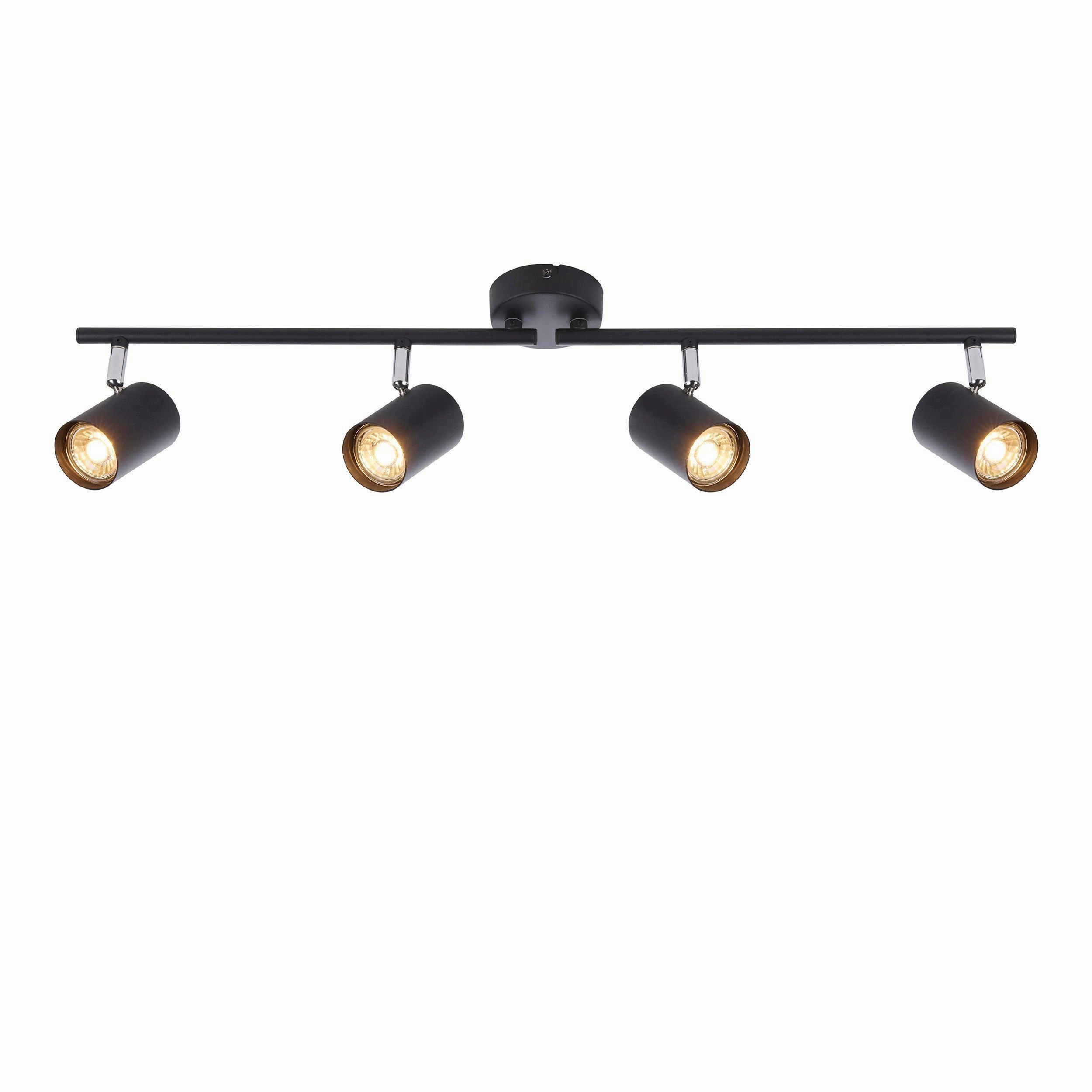 Arezzo 4 Light Black Bar Spotlight 35W simple ceiling design light