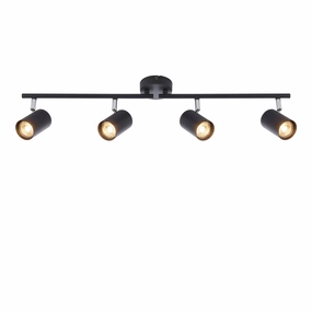 Arezzo 4 Light Black Bar Spotlight 35W simple ceiling design light