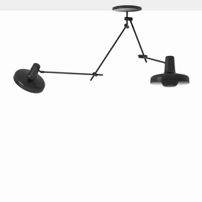 Arigato Dobbelt Loftlampe Sort ceramic table lamp