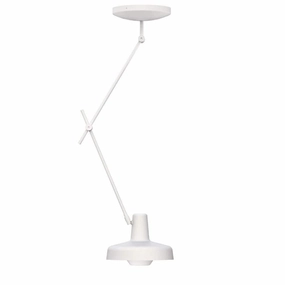 Arigato Loftlampe Kort Hvid ceramic table lamp