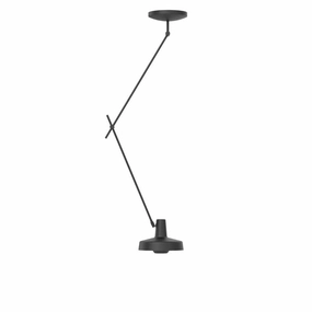 Arigato Loftlampe Lang Sort ceramic table lamp