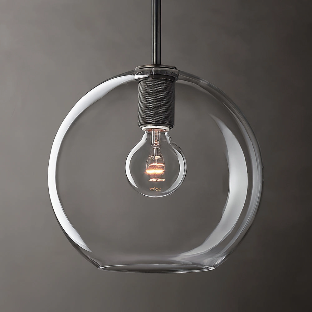 Armed Brass Pendant Lamp
