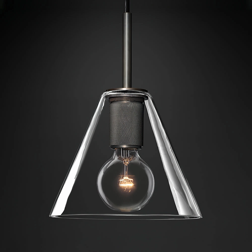 Armed Brass Pendant Lamp