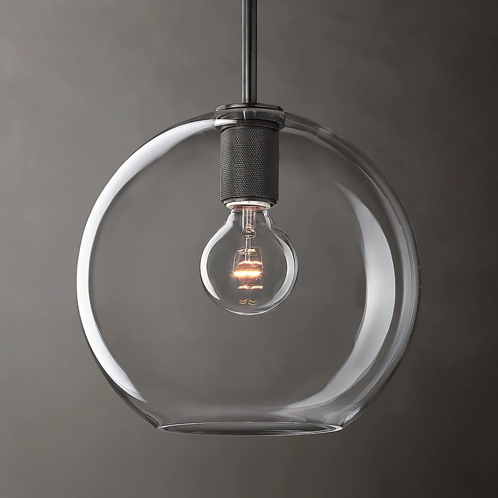 Armed Brass Pendant Lamp