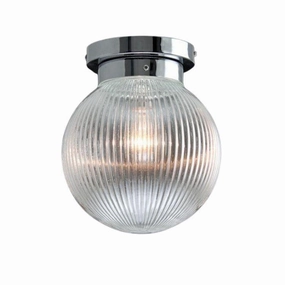 Art Deco Globe Flush Ceiling Light Kansa PRISM428 simple ceiling design light