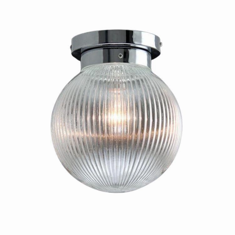 Art Deco Globe Flush Ceiling Light Kansa PRISM428 simple ceiling design light