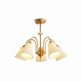 Asea Brass Chandelier flowerpot LED lamp