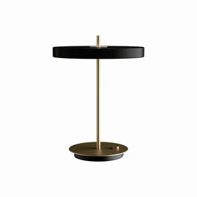Asteria Bordlampe Usb Mat Sort ambient lighting fixture