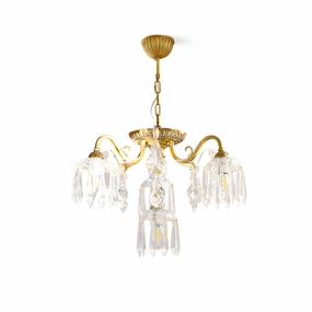 Astrid Droplet Glass Chandelier flowerpot LED lamp
