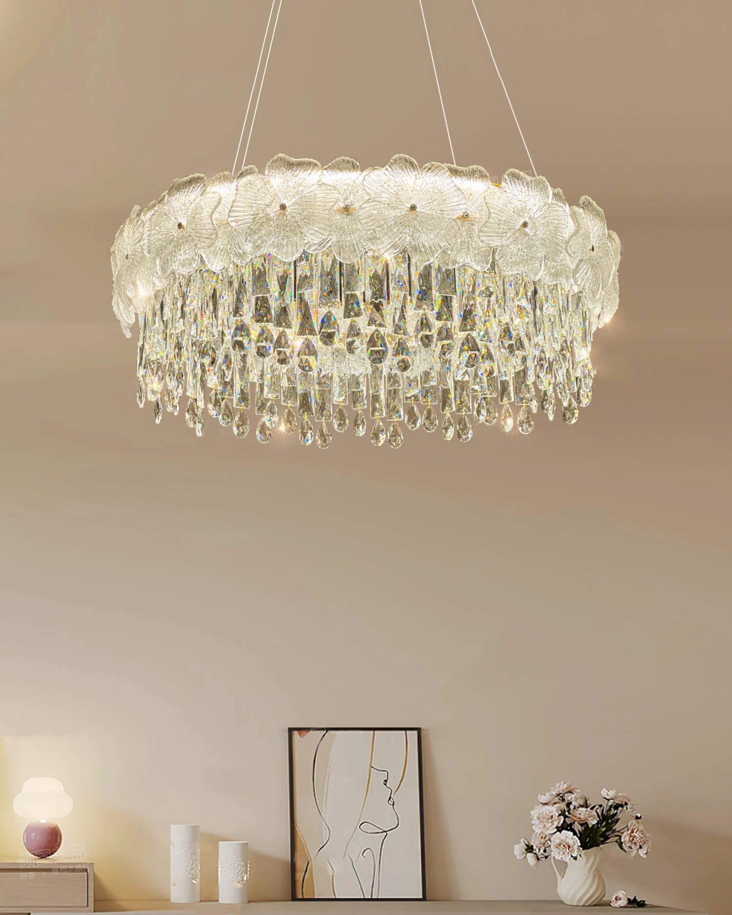 Atlas Crystal Chandelier