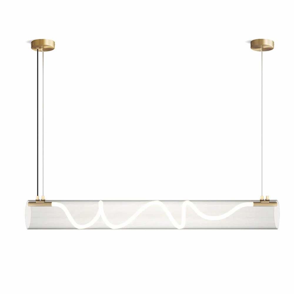Attalea Linear Chandelier flowerpot LED lamp