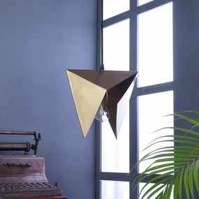 Atupa Gold Metal Hanging Light by SS Lightings contemporary ceiling fixture