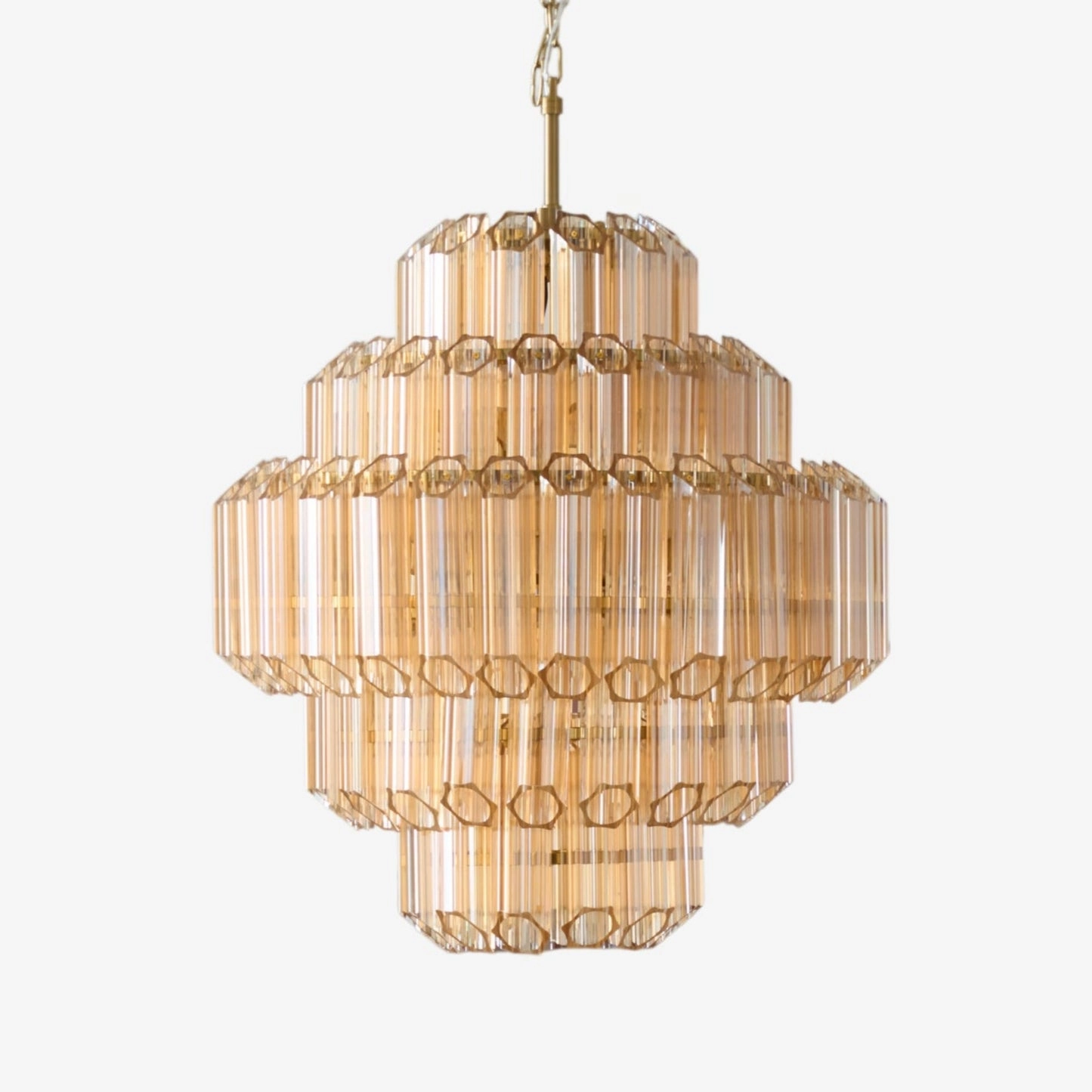 Aurum Cascade Murano Chandelier modern modeling table light