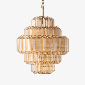 Aurum Cascade Murano Chandelier modern modeling table light
