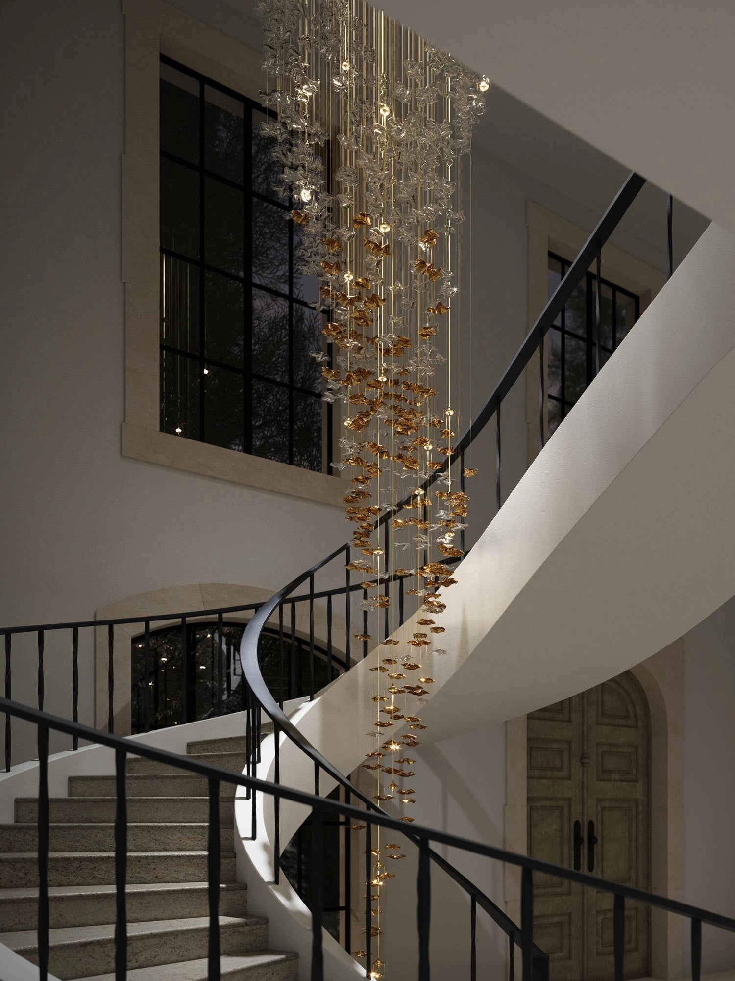 Avenia Fluid Chandelier