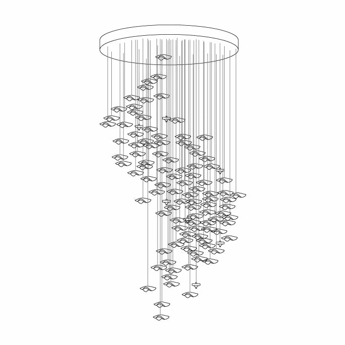 Avenia Fluid Chandelier