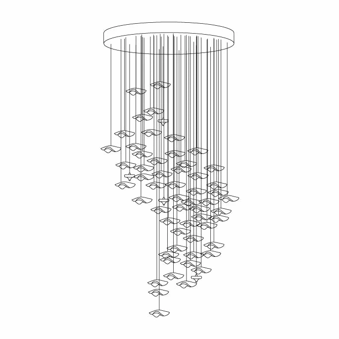 Avenia Fluid Chandelier