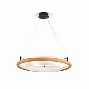 Azria Wood Chandelier flowerpot LED lamp