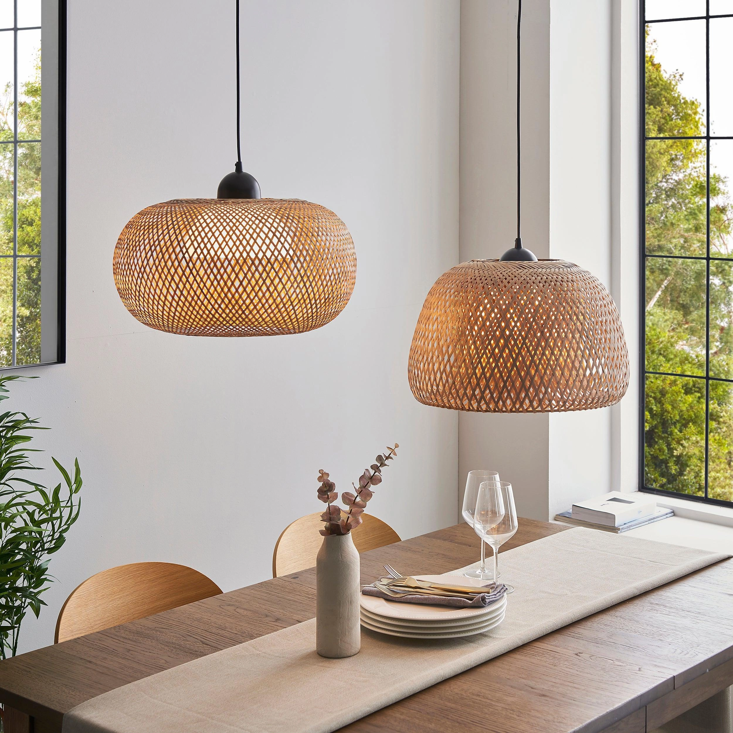 Bali Natural Bamboo Ceiling Pendant Light