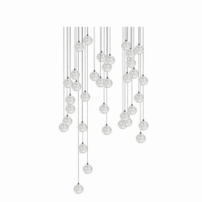 Ball Crystal Chandeliers flowerpot LED lamp