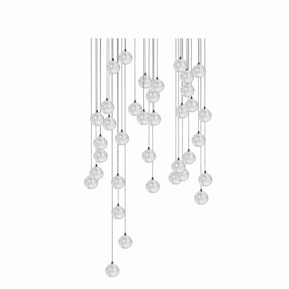 Ball Crystal Chandeliers flowerpot LED lamp