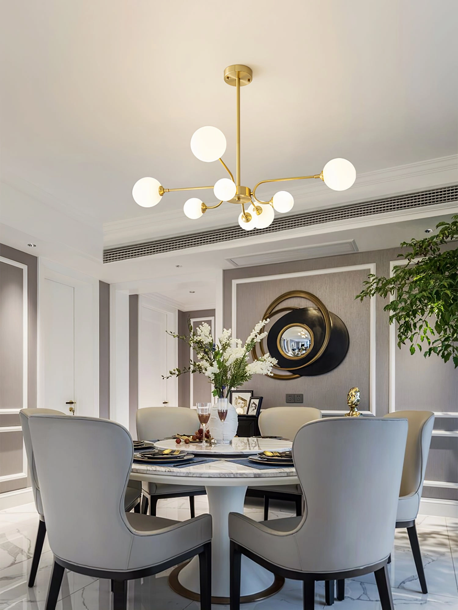 Balloon Ball Chandelier
