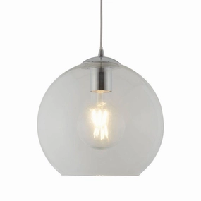 Balls 1 Light Round Clear Glass 25cm Ceiling Pendant modern ceiling lamp
